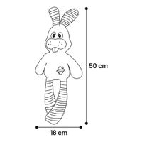 Flamingo Toy Pieno Rabbit Grey