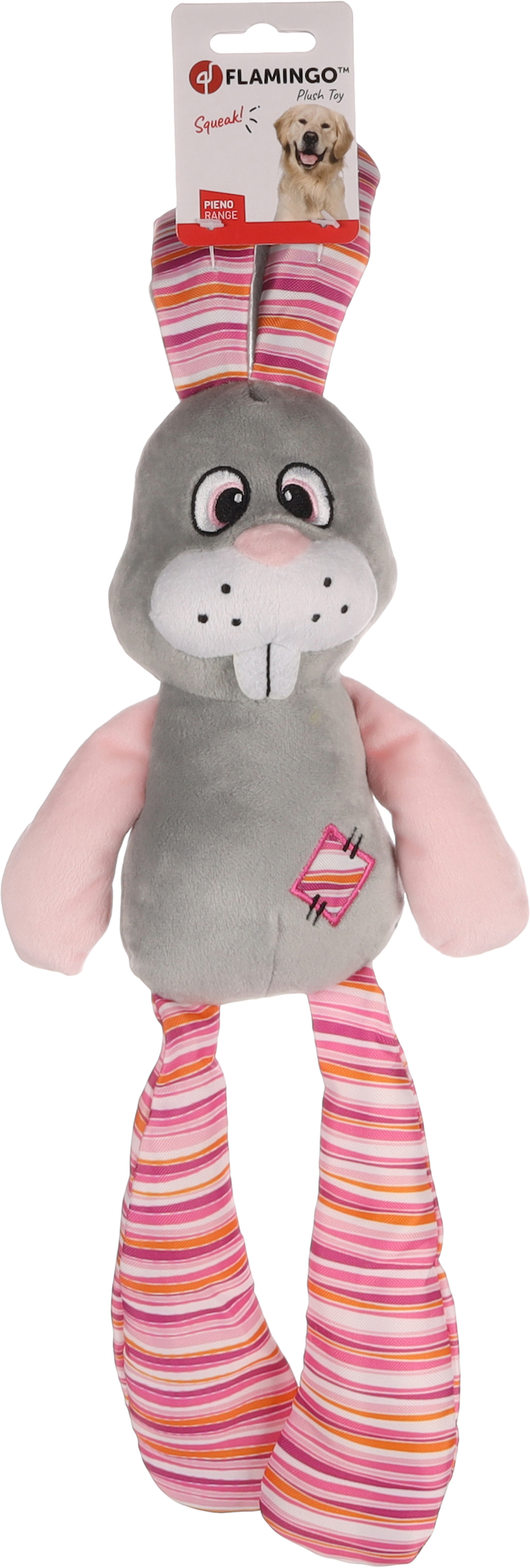 Flamingo Toy Pieno Rabbit Grey