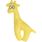 Speelgoed Pebbles Giraf Geel