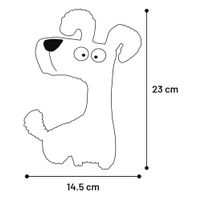 Flamingo Speelgoed Pebbles Hond Blauw