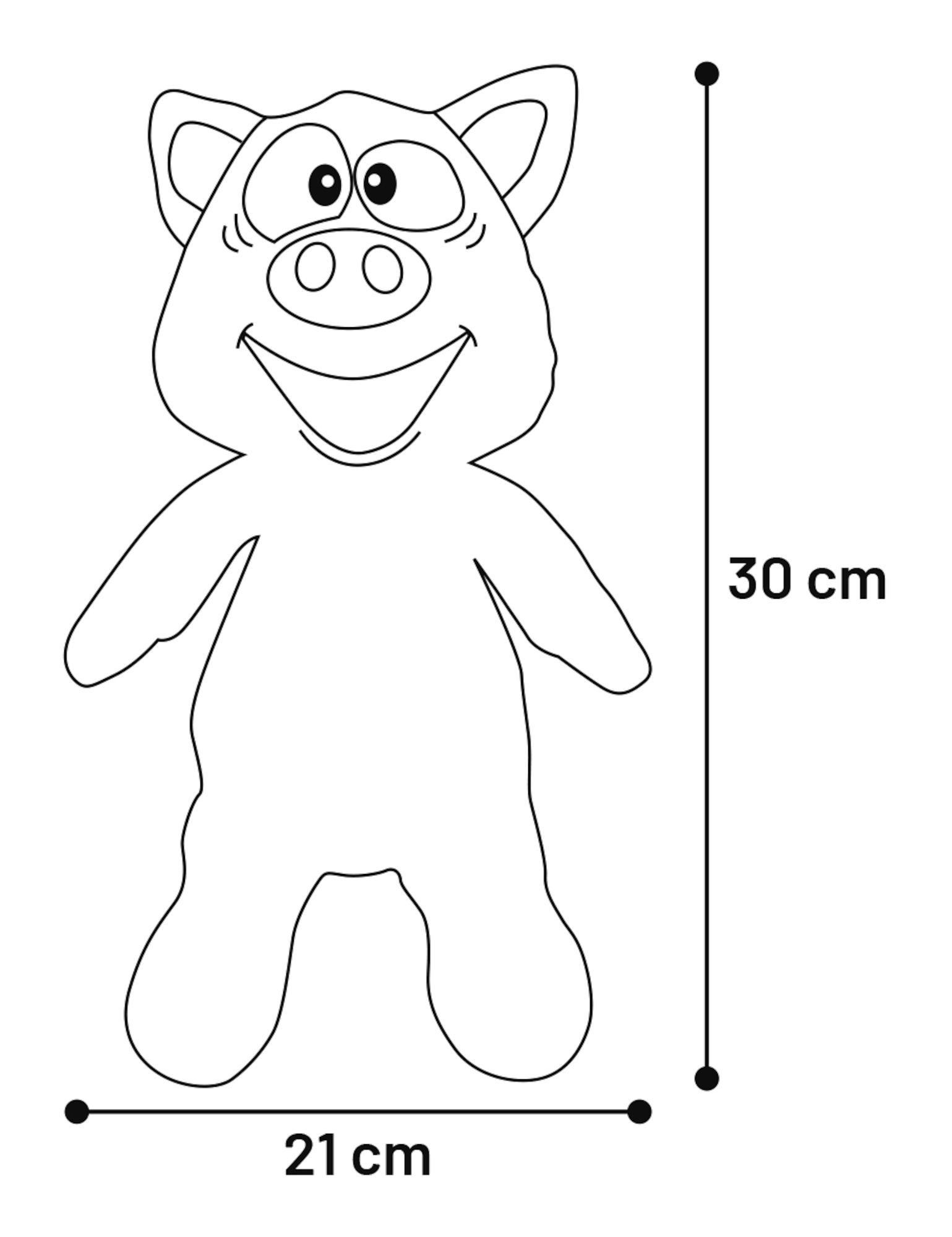 Flamingo Toy Xido Pig Pink