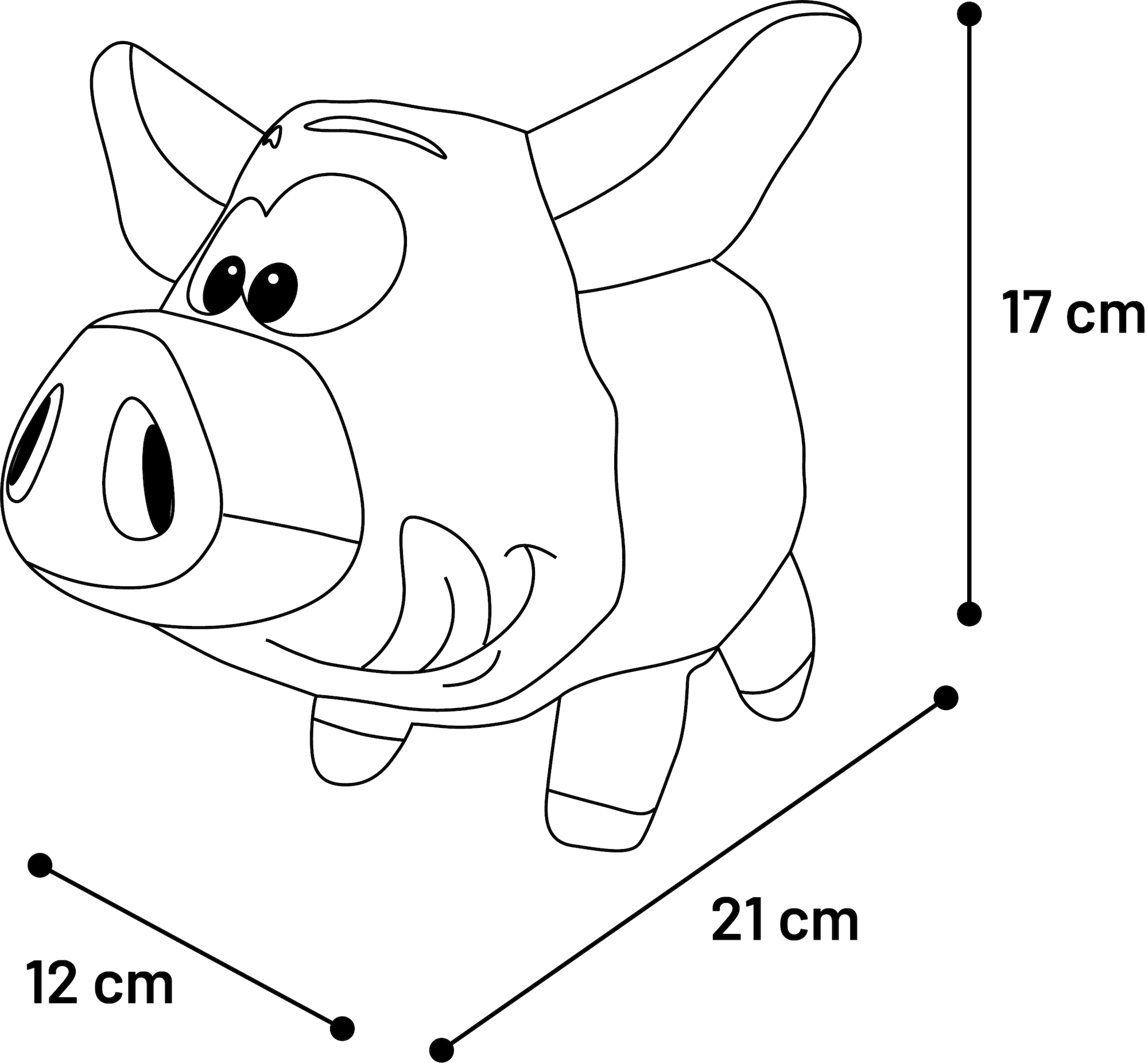 Flamingo Toy Xido Pig Pink