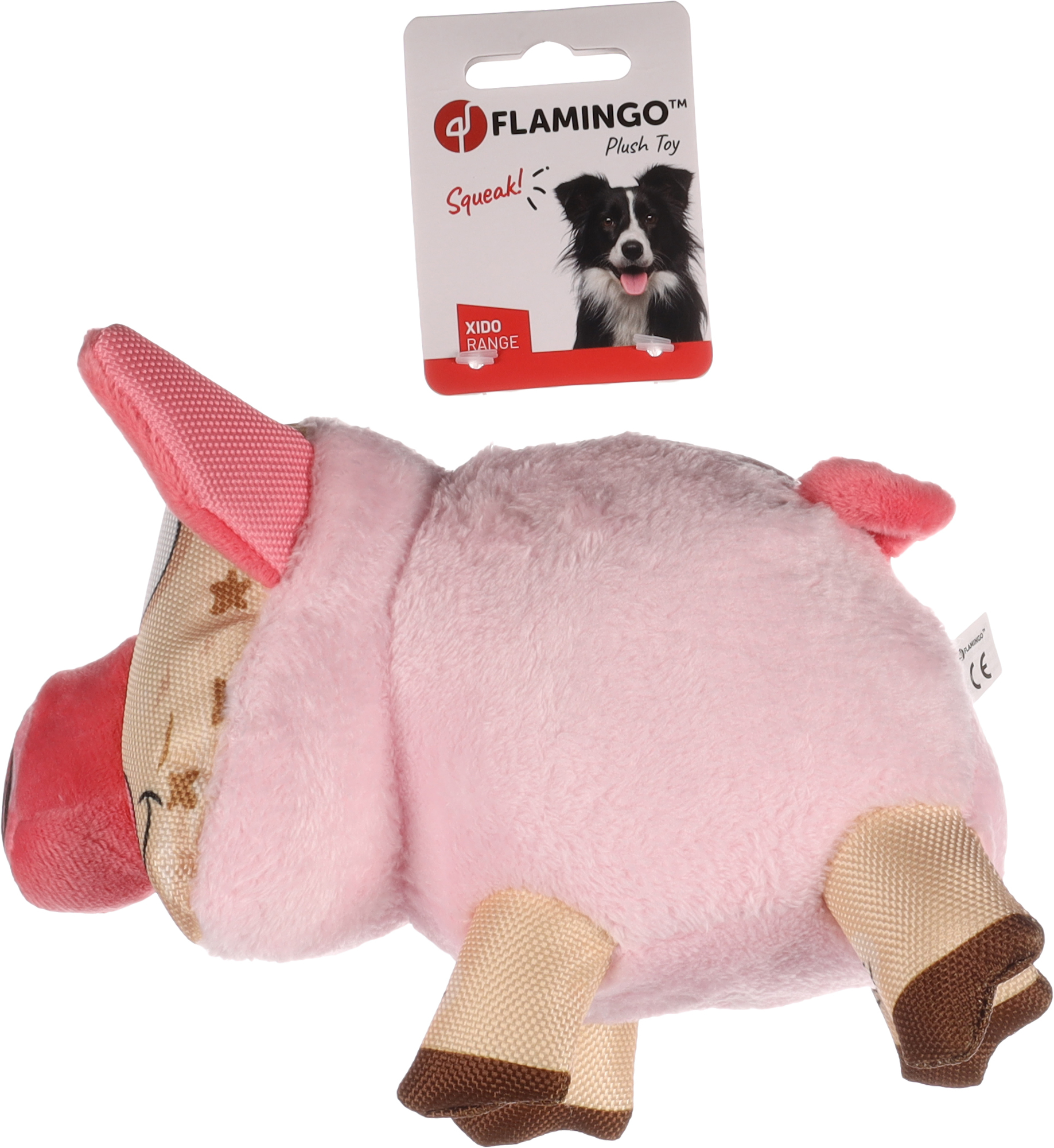 Flamingo Toy Xido Pig Pink