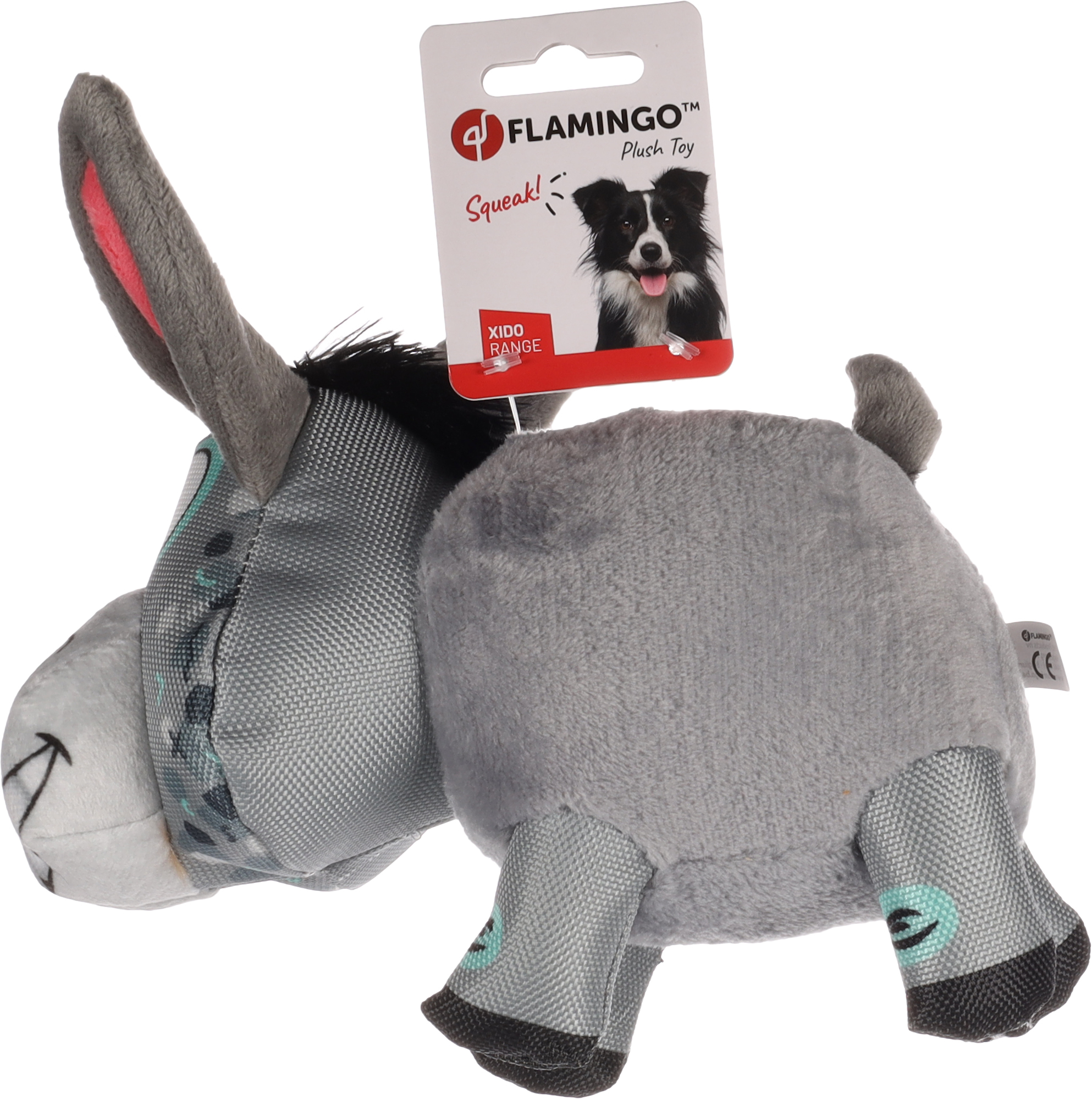 Flamingo Toy Xido Donkey Grey