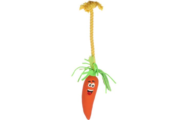 Flamingo Toy Xibor Carrot with rope Orange
