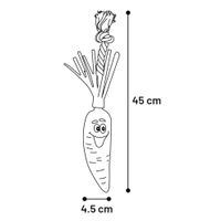 Flamingo Toy Xibor Carrot with rope Orange