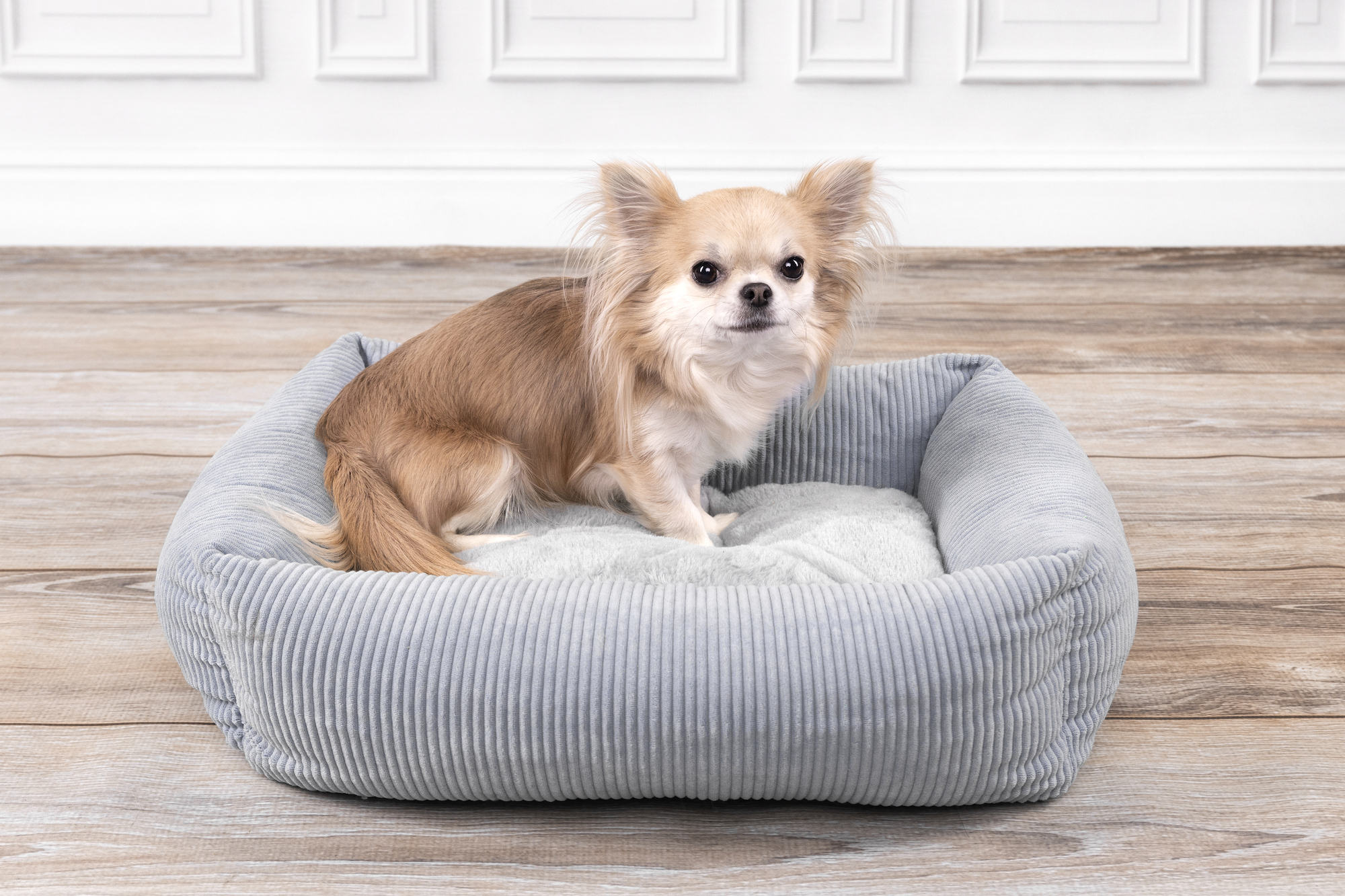 Flamingo Basket Colette Rectangle Blue