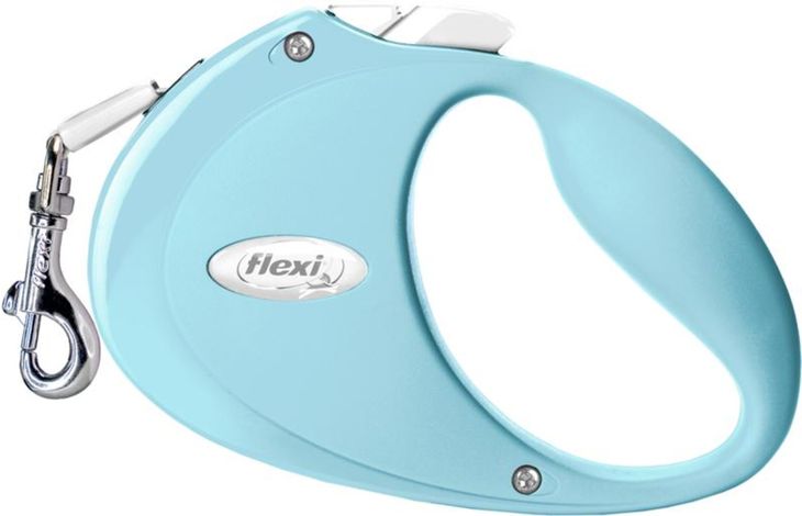 Flexi Flexi Retractable leash Puppy Tape Light blue