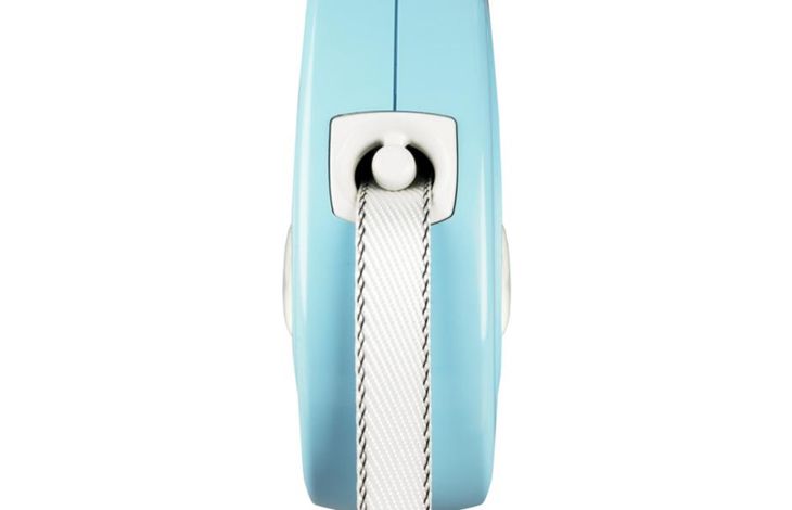 Flexi Flexi Retractable leash Puppy Tape Light blue