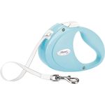 Flexi Retractable leash Puppy Tape Light blue
