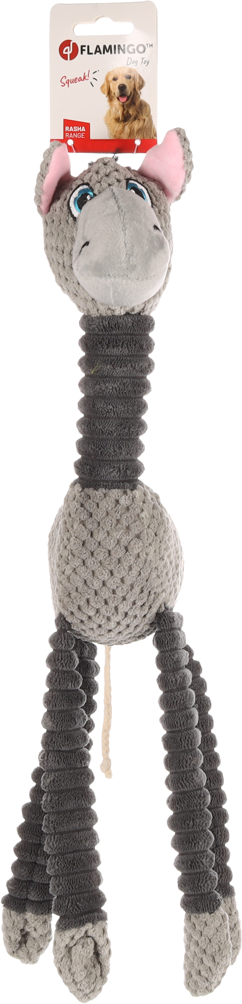 Flamingo Jouet Rasha Âne Gris