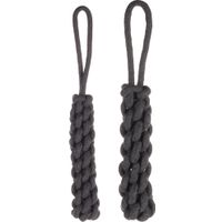 Flamingo Toy Ringo Tug rope & Stick Woven Dark grey