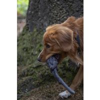 Flamingo Toy Ringo Tug rope & Stick Woven Dark grey