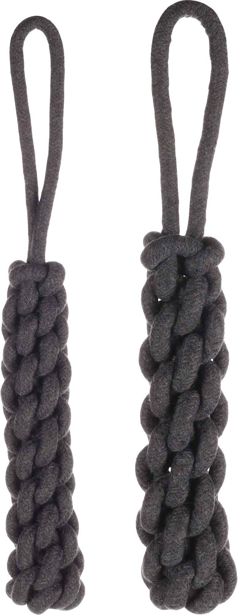 Flamingo Toy Ringo Tug rope & Stick Woven Dark grey