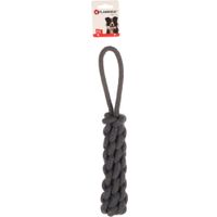 Flamingo Toy Ringo Tug rope & Stick Woven Dark grey