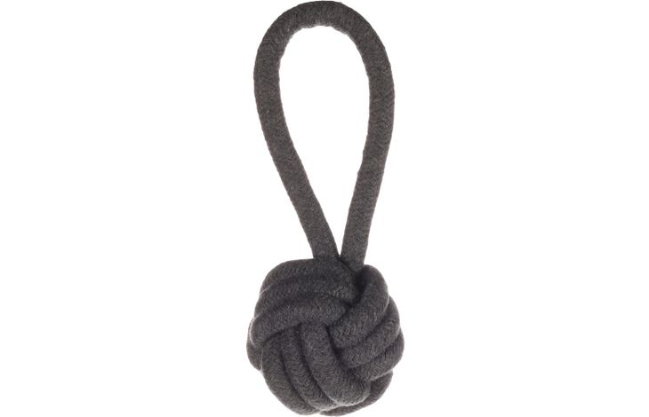 Flamingo Speelgoed Ringo Trektouw & Knoopbal Donkergrijs