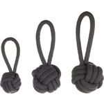 Toy Ringo Tug rope Knotted ball Grey