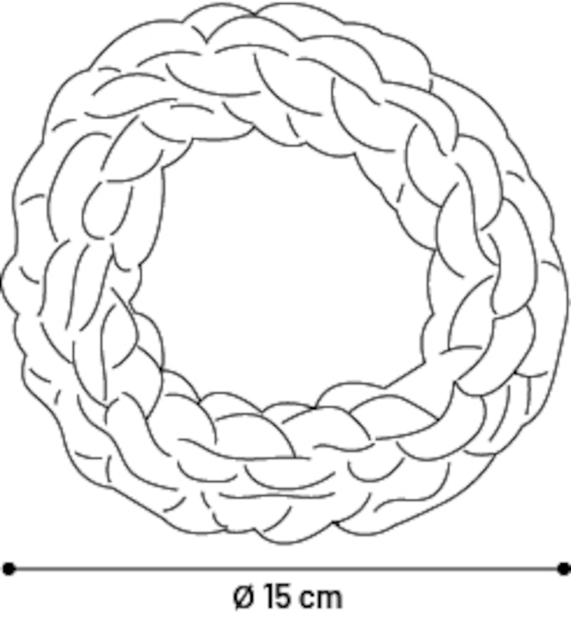 Flamingo Toy Ringo Ring & Cord Woven Dark grey