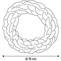 Flamingo Toy Ringo Ring & Cord Woven Dark grey