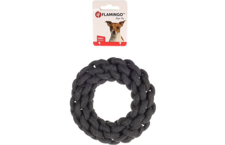 Flamingo Toy Ringo Ring & Cord Woven Dark grey