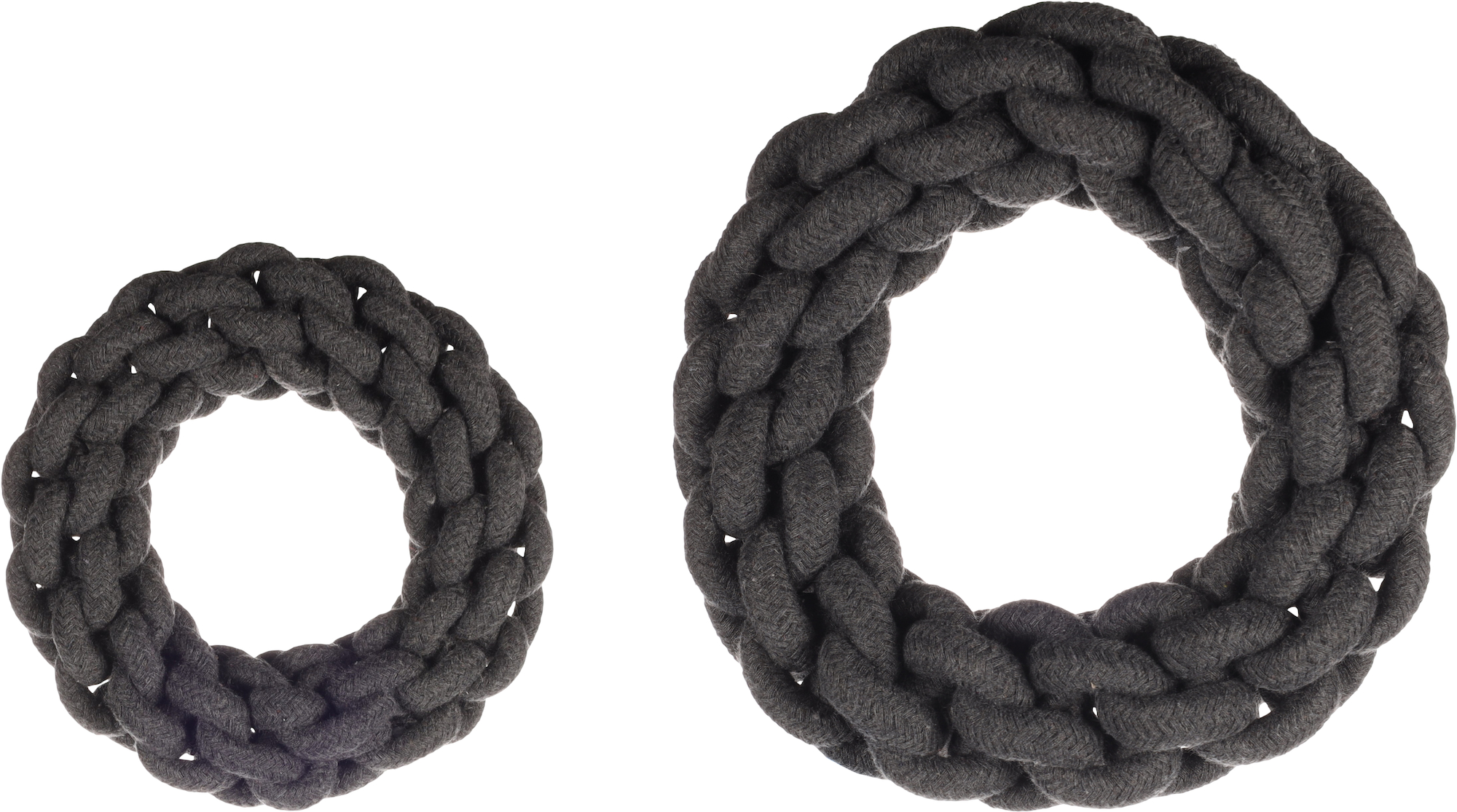 Flamingo Toy Ringo Ring & Cord Woven Dark grey