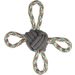 Toy Riva Tug rope Knotted ball Multi ring Green