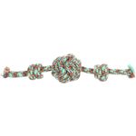 Toy Riva Knotted ball & Cord with 2 knots Green