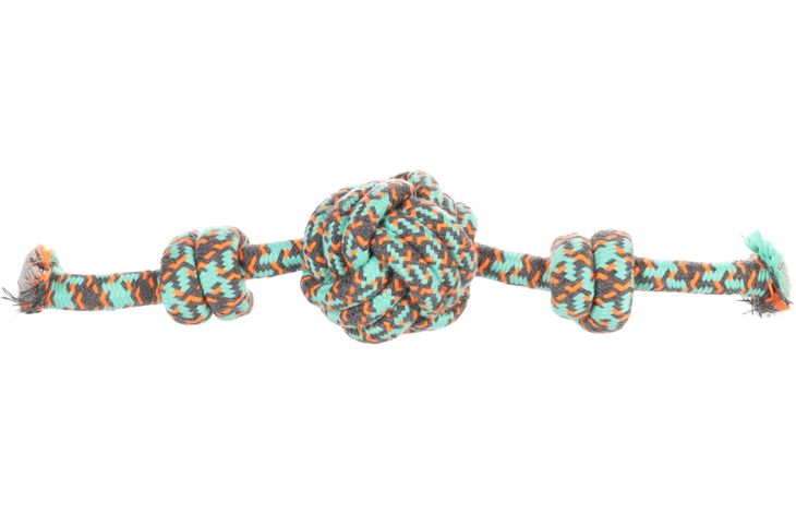 Flamingo Jouet Riva Balle nouée & Cordon avec 2 noeuds Vert