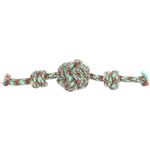 Toy Riva Cord Knotted ball with 2 knots Mint green