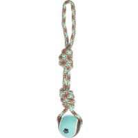 Flamingo Spielzeug Riva Zerrseil mit Tennisball Twist Grün