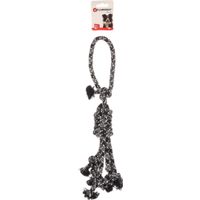 Flamingo Toy Revi Tug rope Twist Grey