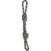 Toy Revi Tug rope with 2 knots Grey