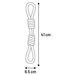 Toy Revi Tug rope with 2 knots Grey