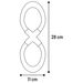 Toy Revi Tug rope 8-shape Grey