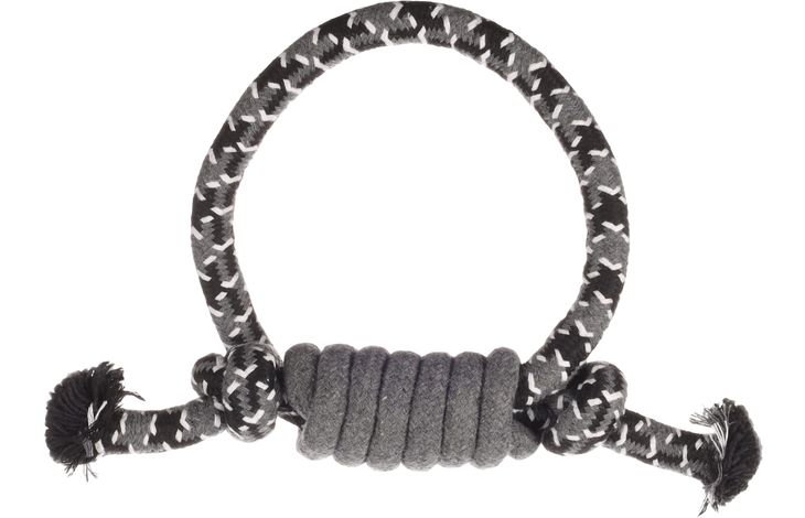 Flamingo Speelgoed Revi Ring & Touw Twist Grijs