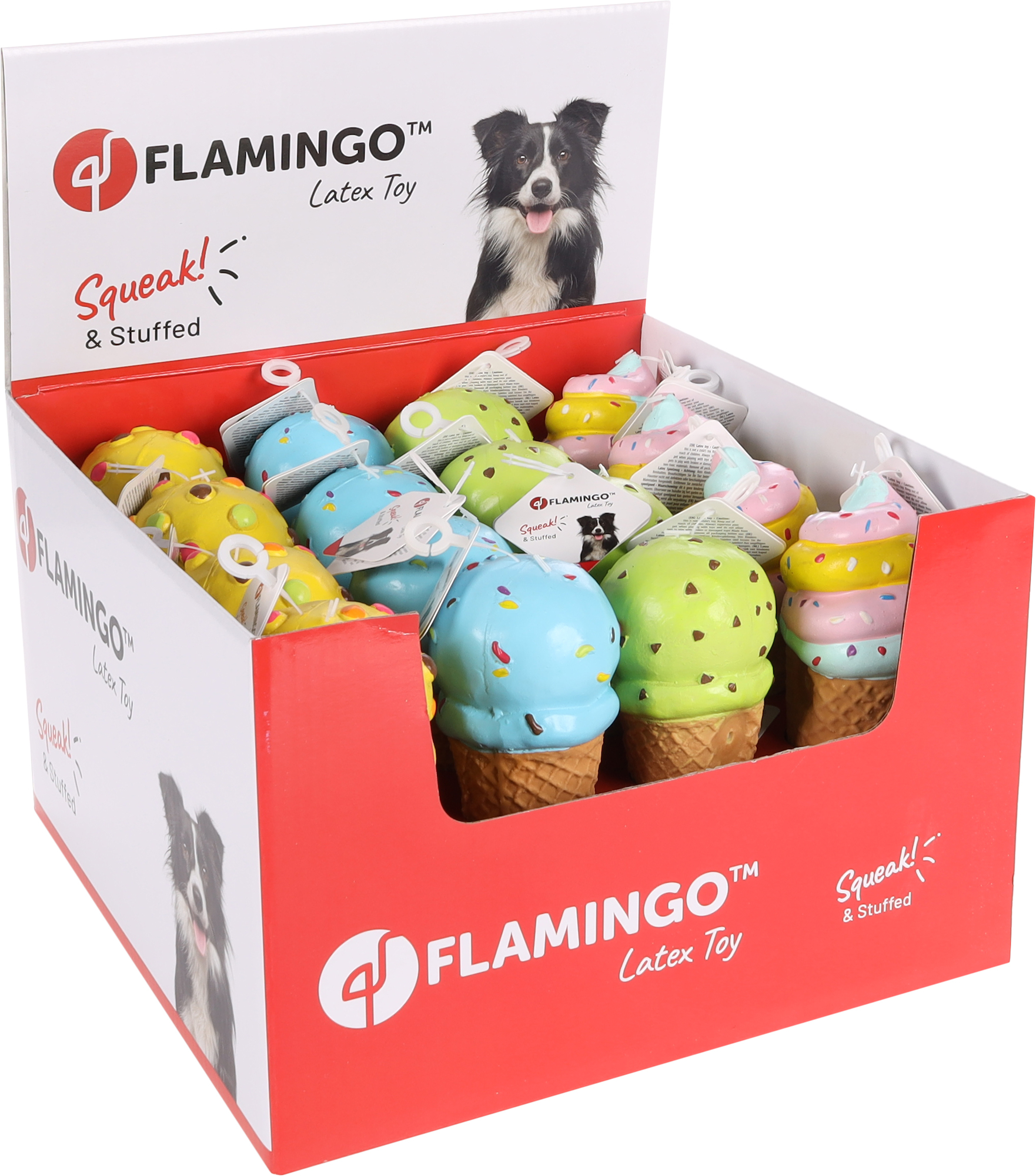 Flamingo Giocattolo Cony Gelato Colori multipli
