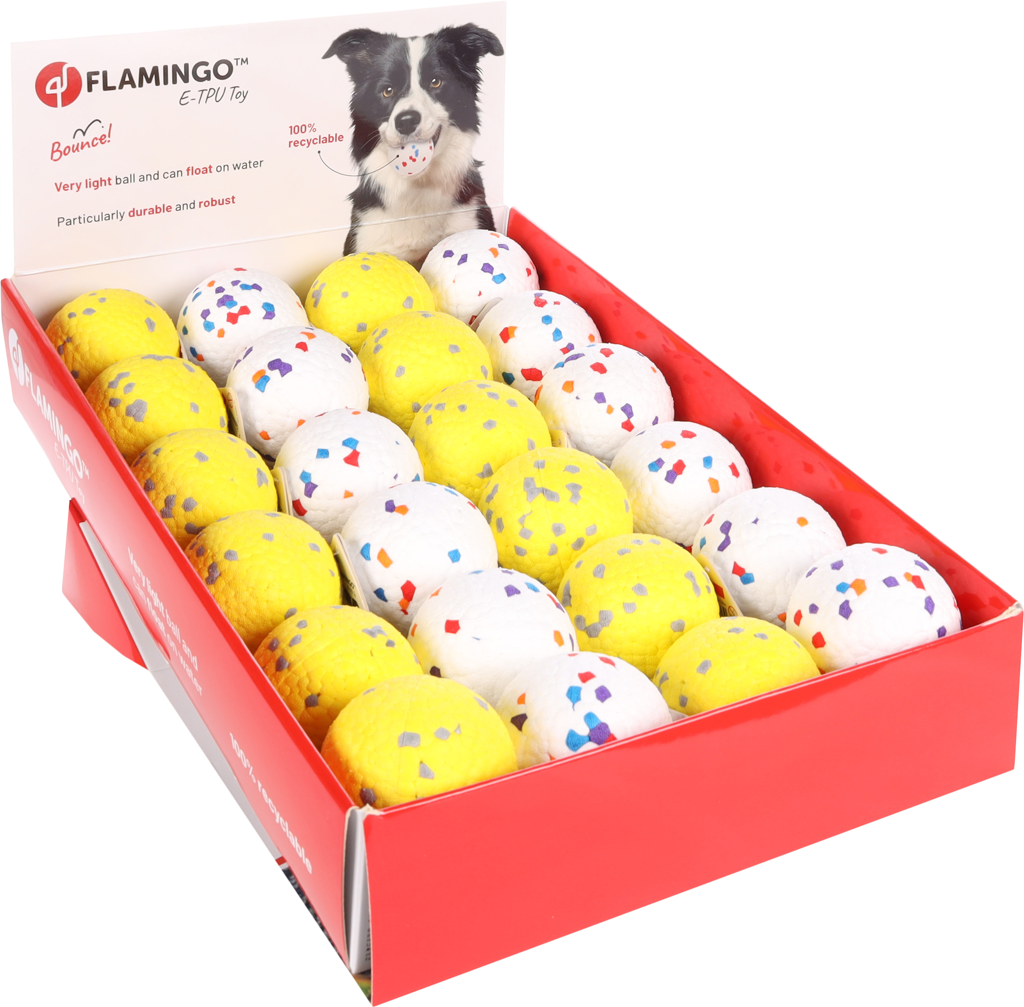 Flamingo Toy Kona Ball Multiple colours