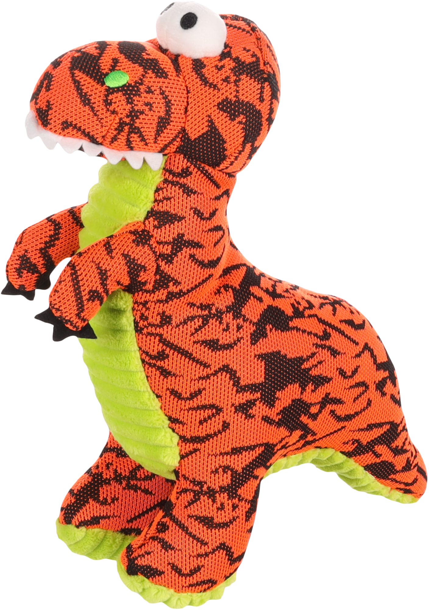 Orange dinosaur store dog toy