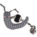 Toy Jokko Snail with ball with rope Grey
