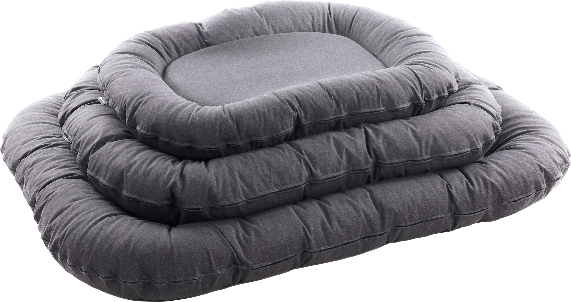 Flamingo Cushion Lotta Oval Grey