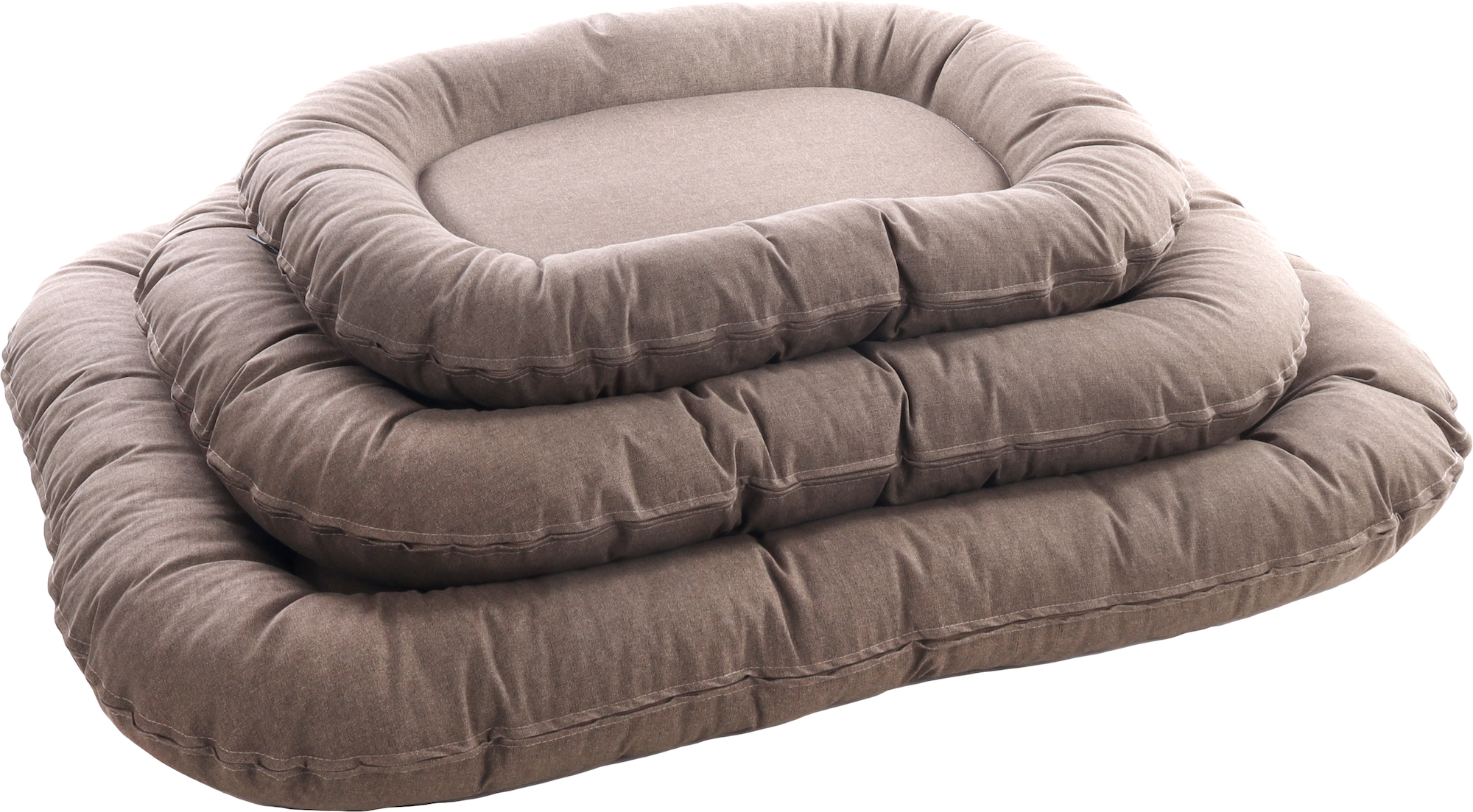 Flamingo Cushion Lotta Oval Taupe