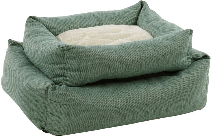 Flamingo Basket Yara Rectangle Green