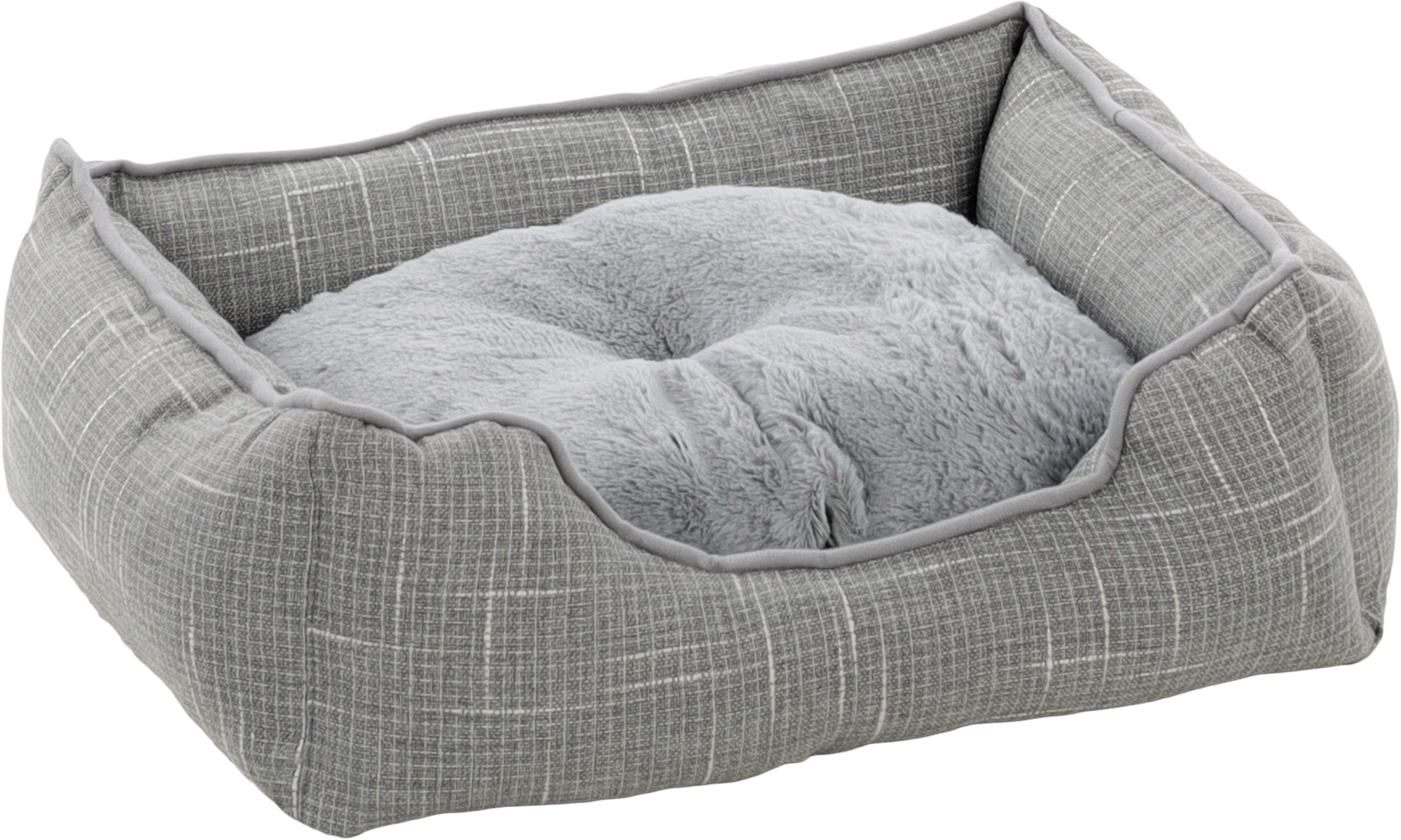 Flamingo Basket Nikki Rectangle Light grey