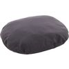 Coussin Panama Ovale Gris foncé