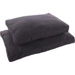 Cushion Panama Rectangle Dark grey