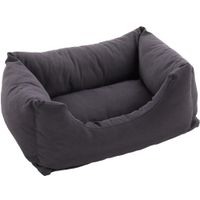 Flamingo Basket Panama Rectangle Dark grey