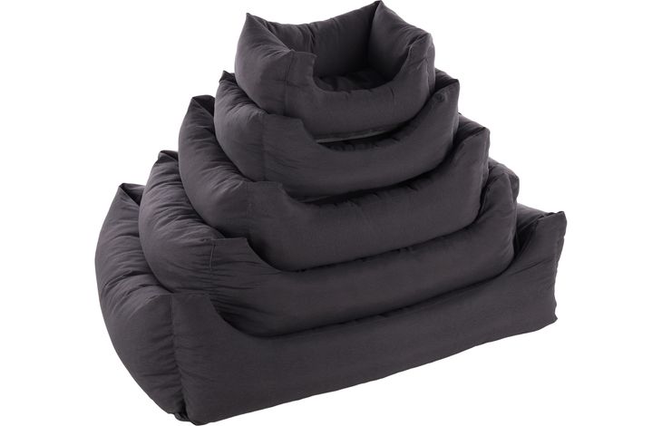 Flamingo Basket Panama Rectangle Dark grey