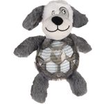 Toy Shapy Dog With ball Grey