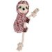 Toy Hangta Sloth with rope Antique pink