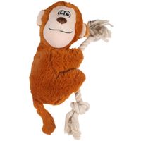 Flamingo Juguete Hangta Mono con cuerda Marrón